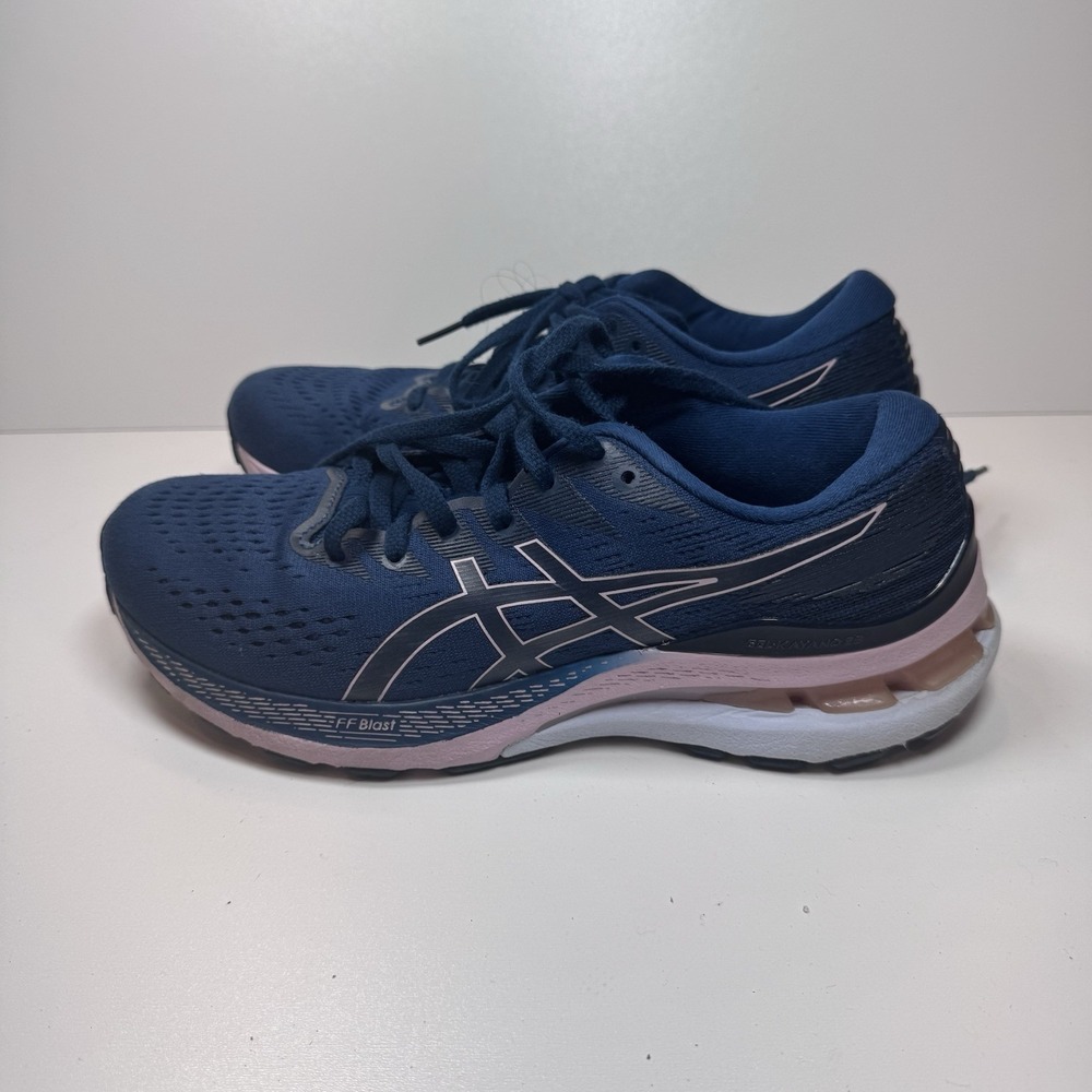 ASICS Gel Kayano 28 Women's 8.5 EU 40 Blue Stability Road Running Shoes Sneakers
